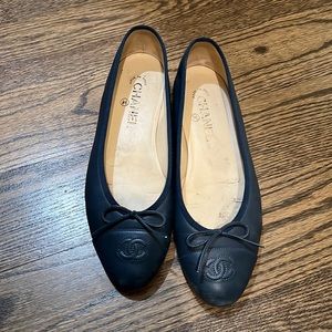 Chanel authentic ballet flats